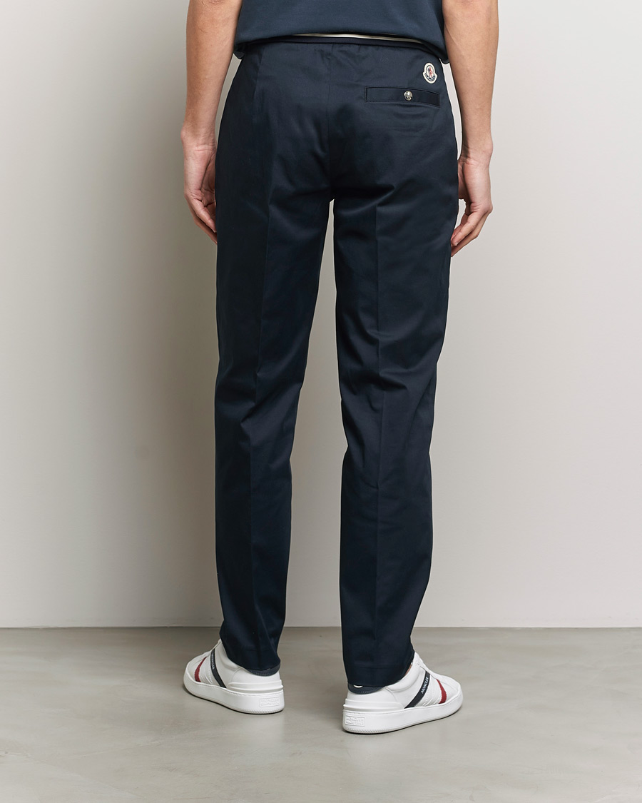 Homme | Pantalons | Moncler | Contrast Banded Trousers Navy
