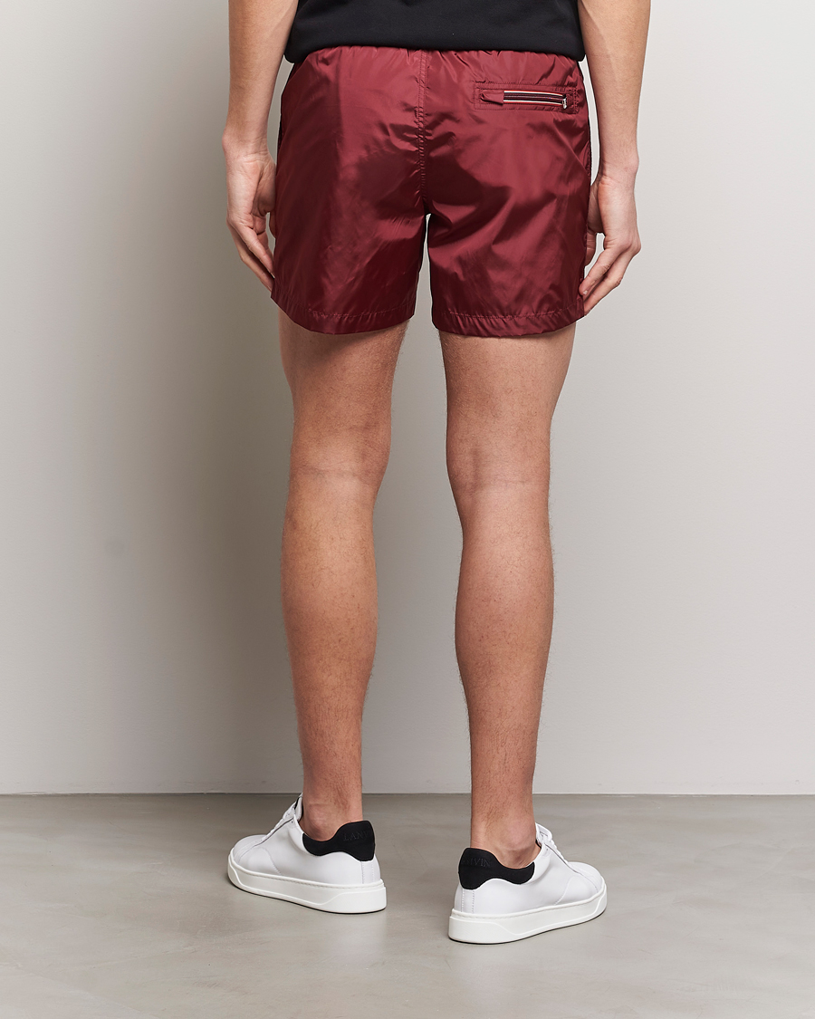 Homme | Maillots De Bain | Moncler | Nylon Swim Shorts Burgundy