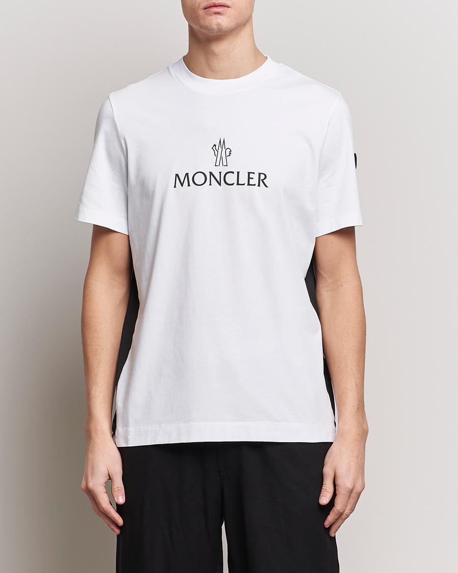 Homme | T-shirts À Manches Courtes | Moncler | Reflective Logo T-Shirt White