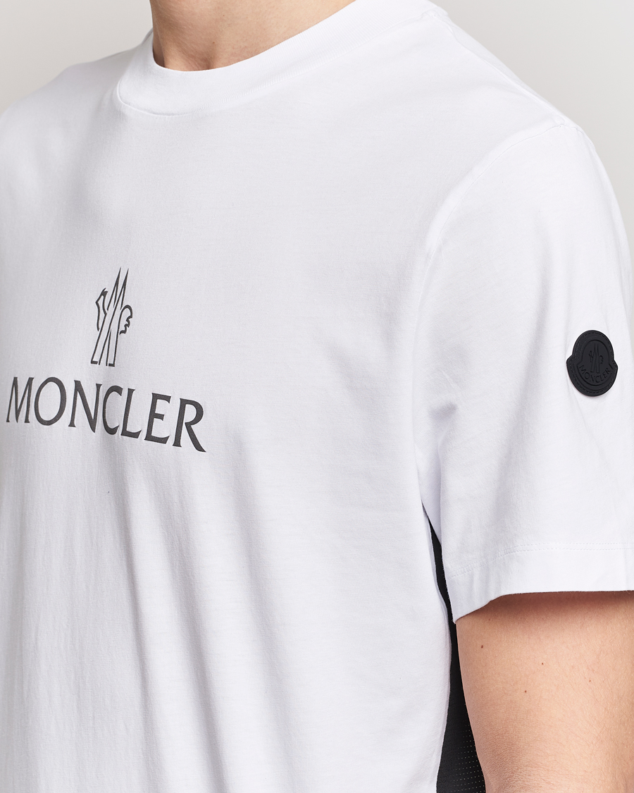 Homme | T-shirts | Moncler | Reflective Logo T-Shirt White