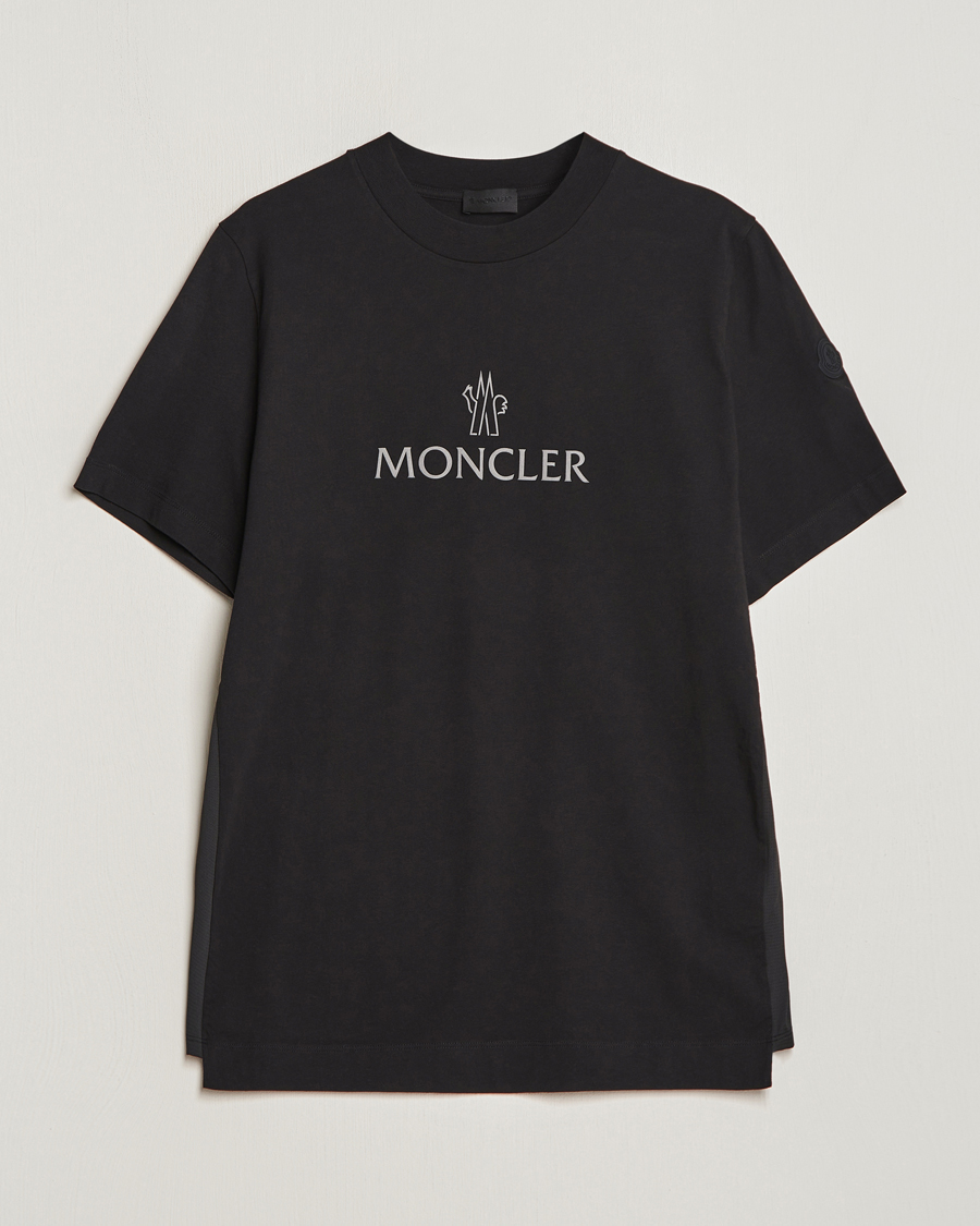 Homme | T-shirts | Moncler | Reflective Logo T-Shirt Black