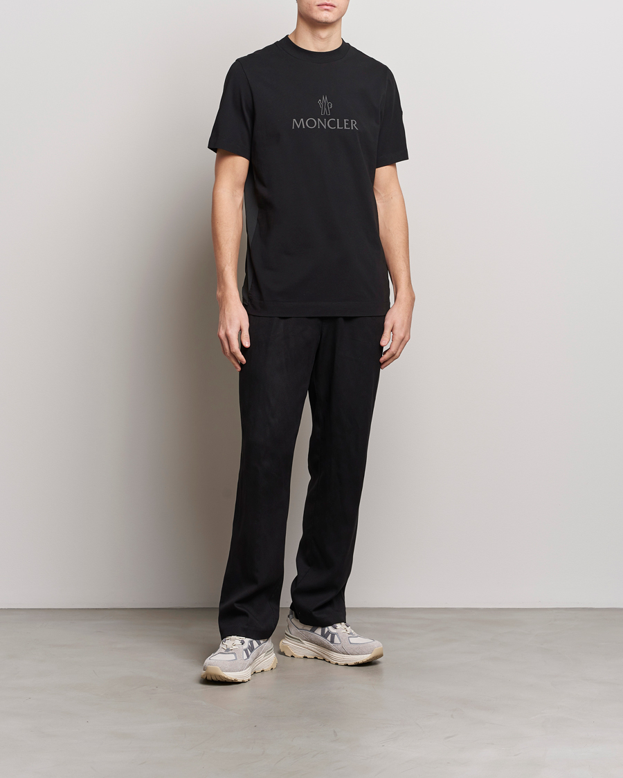 Homme | T-shirts | Moncler | Reflective Logo T-Shirt Black