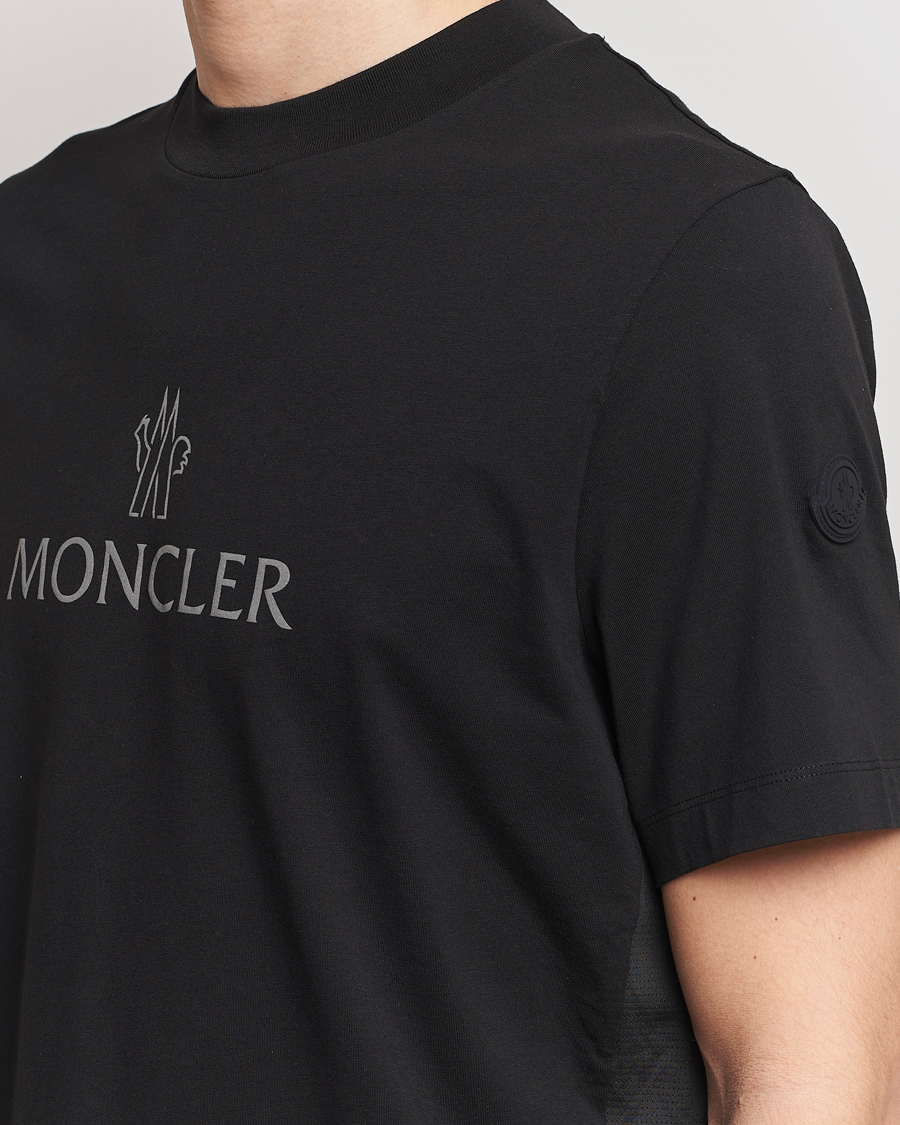 Homme | T-shirts | Moncler | Reflective Logo T-Shirt Black