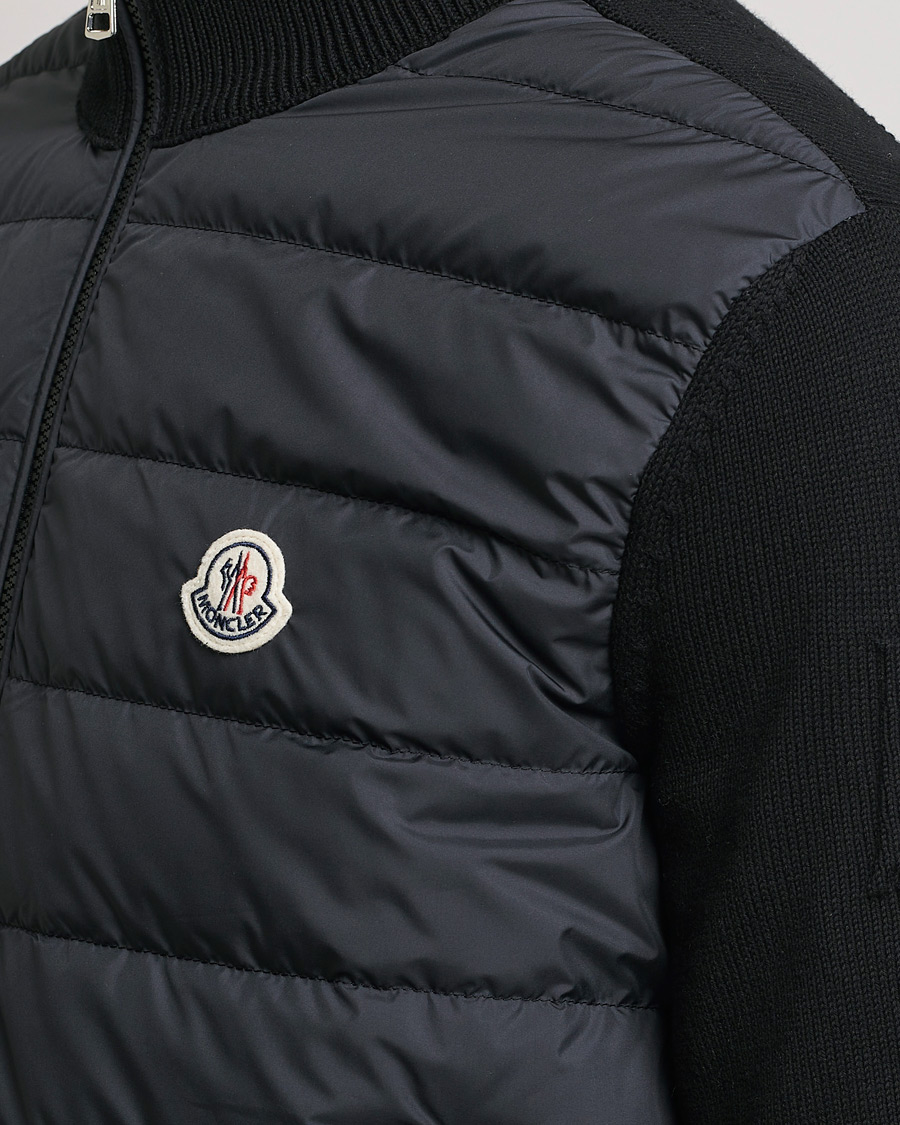 Homme | Manteaux Et Vestes | Moncler | Hybrid Zip Cardigan Black