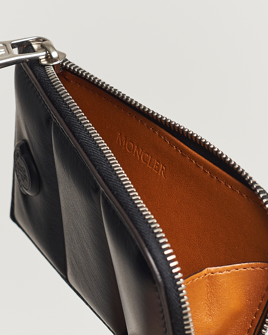 Homme | Moncler Flat Card Holder Black | Moncler | Flat Card Holder Black