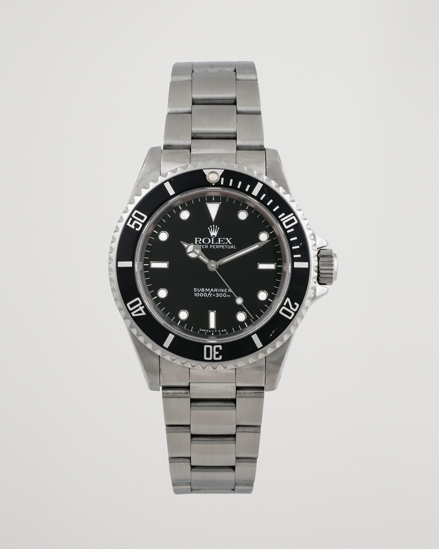 Homme | Rolex Pre-Owned Submariner 14060 Oyster Perpetual Silver | Rolex Pre-Owned | Submariner 14060 Oyster Perpetual Silver