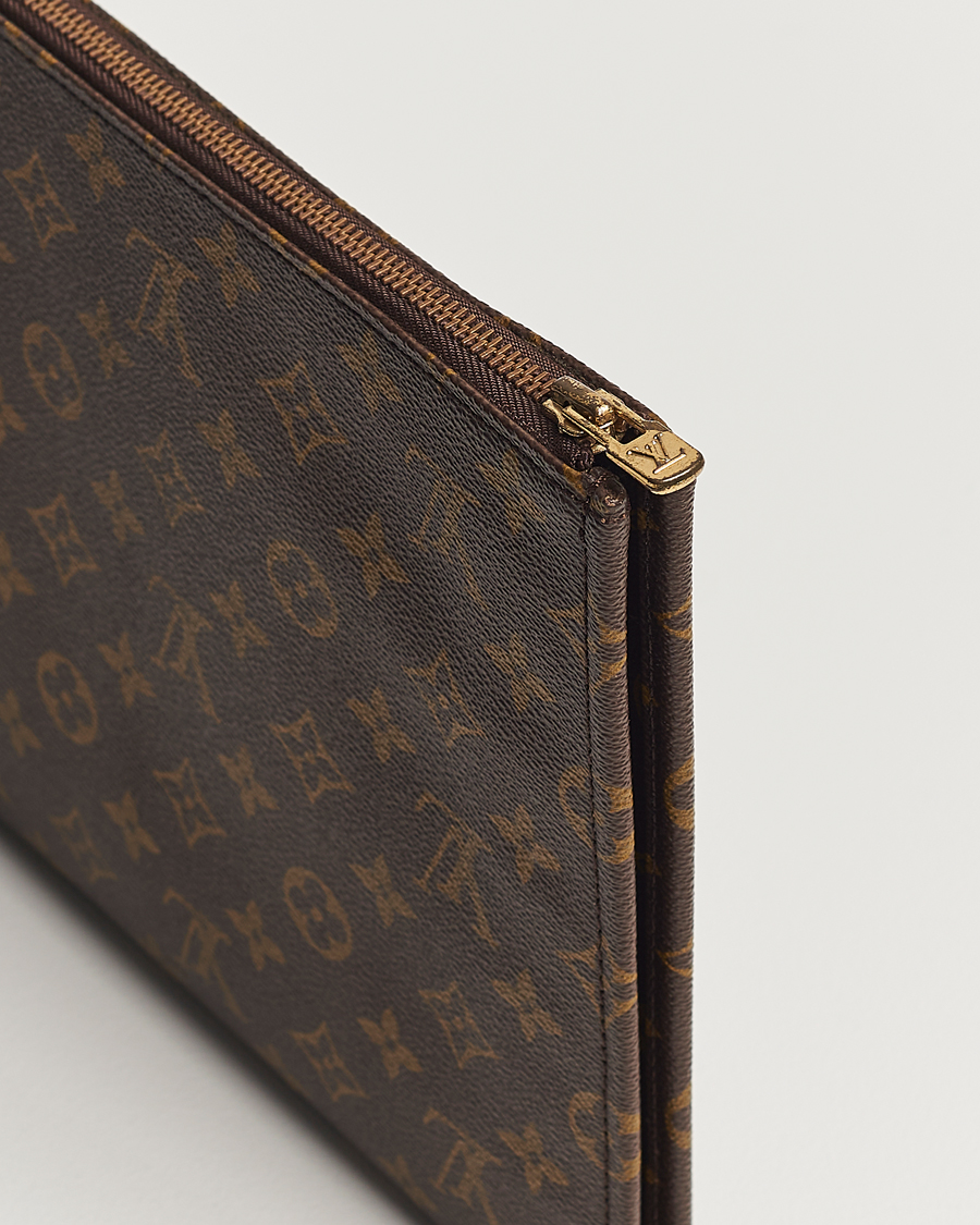 Homme | Louis Vuitton Pre-Owned Posh Documan Document Bag Monogram | Louis Vuitton Pre-Owned | Posh Documan Document Bag Monogram