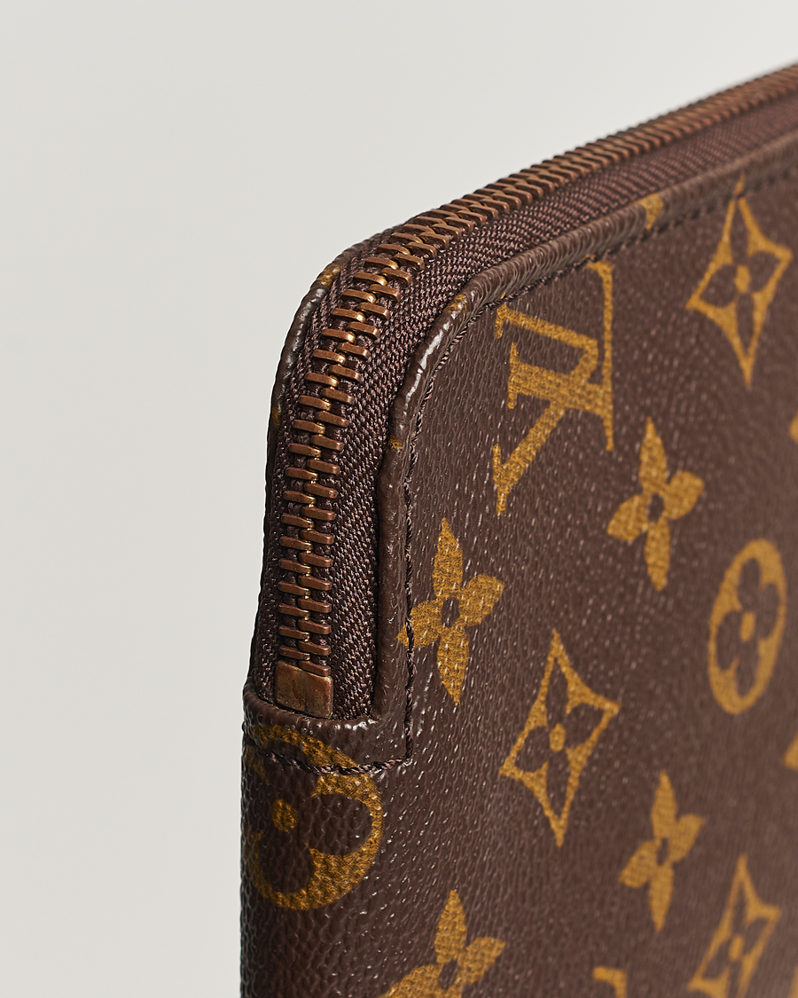 Homme | Louis Vuitton Pre-Owned Posh Documan Document Bag Monogram | Louis Vuitton Pre-Owned | Posh Documan Document Bag Monogram