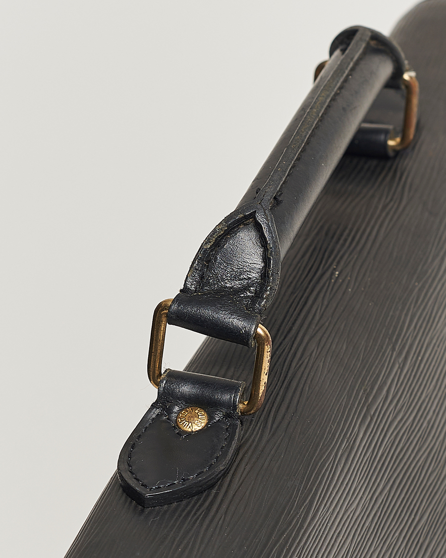 Homme | Louis Vuitton Pre-Owned Serviette Ambassadeur Epi Leather Breifcase Black | Louis Vuitton Pre-Owned | Serviette Ambassadeur Epi Leather Breifcase Black