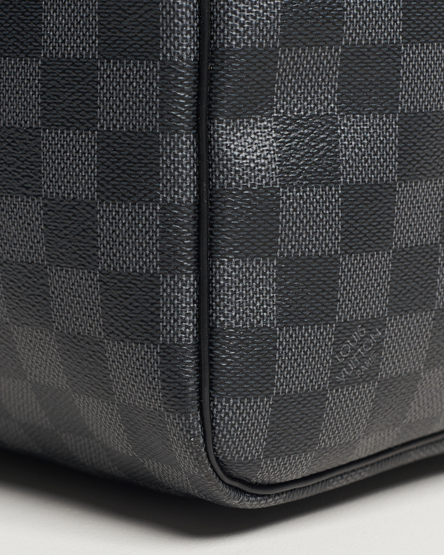 Homme | Louis Vuitton Pre-Owned Keepall Bandoulière 55 Damier Graphite | Louis Vuitton Pre-Owned | Keepall Bandoulière 55 Damier Graphite