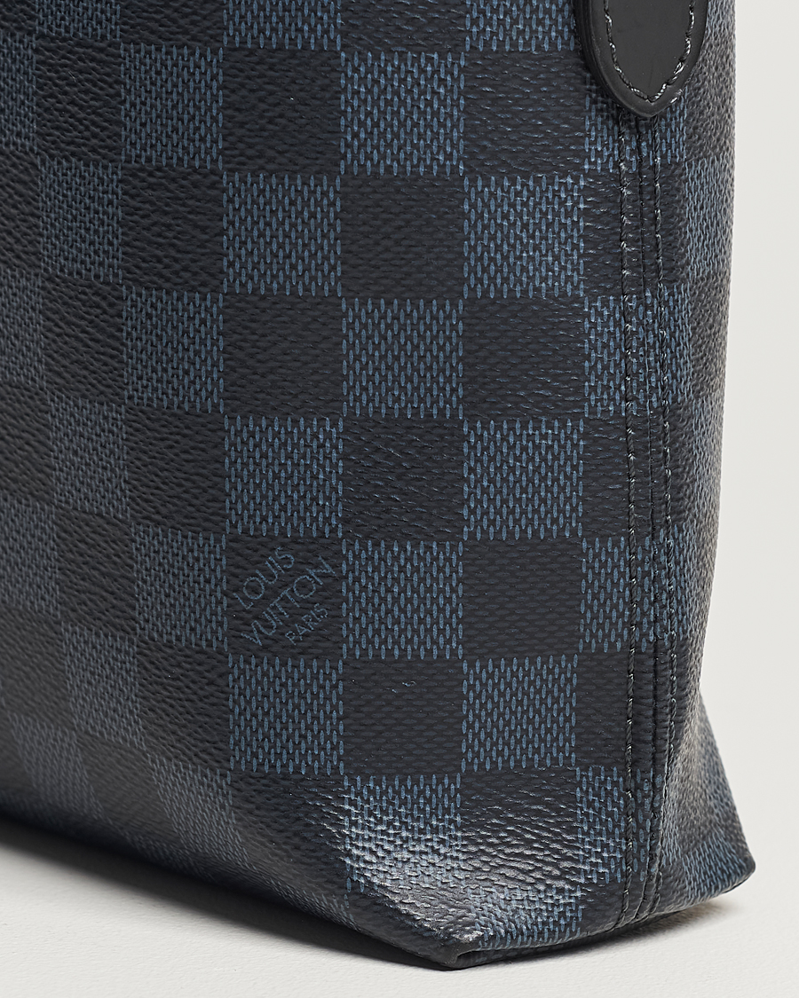 Homme | Louis Vuitton Pre-Owned Porte-Documents Jour Briefcase Damier Navy | Louis Vuitton Pre-Owned | Porte-Documents Jour Briefcase Damier Navy