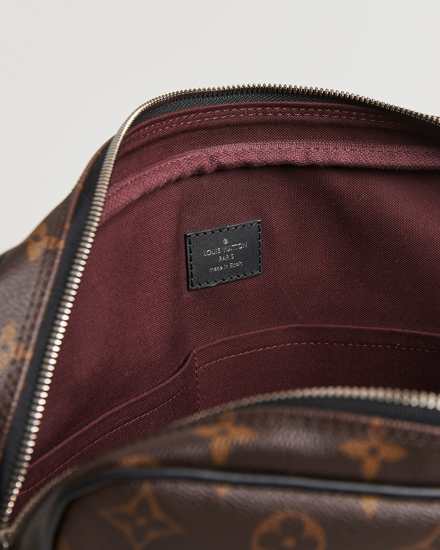 Homme | Louis Vuitton Pre-Owned Porte-Documents Voyage Briefcase Monogram Macassar | Louis Vuitton Pre-Owned | Porte-Documents Voyage Briefcase Monogram Macassar
