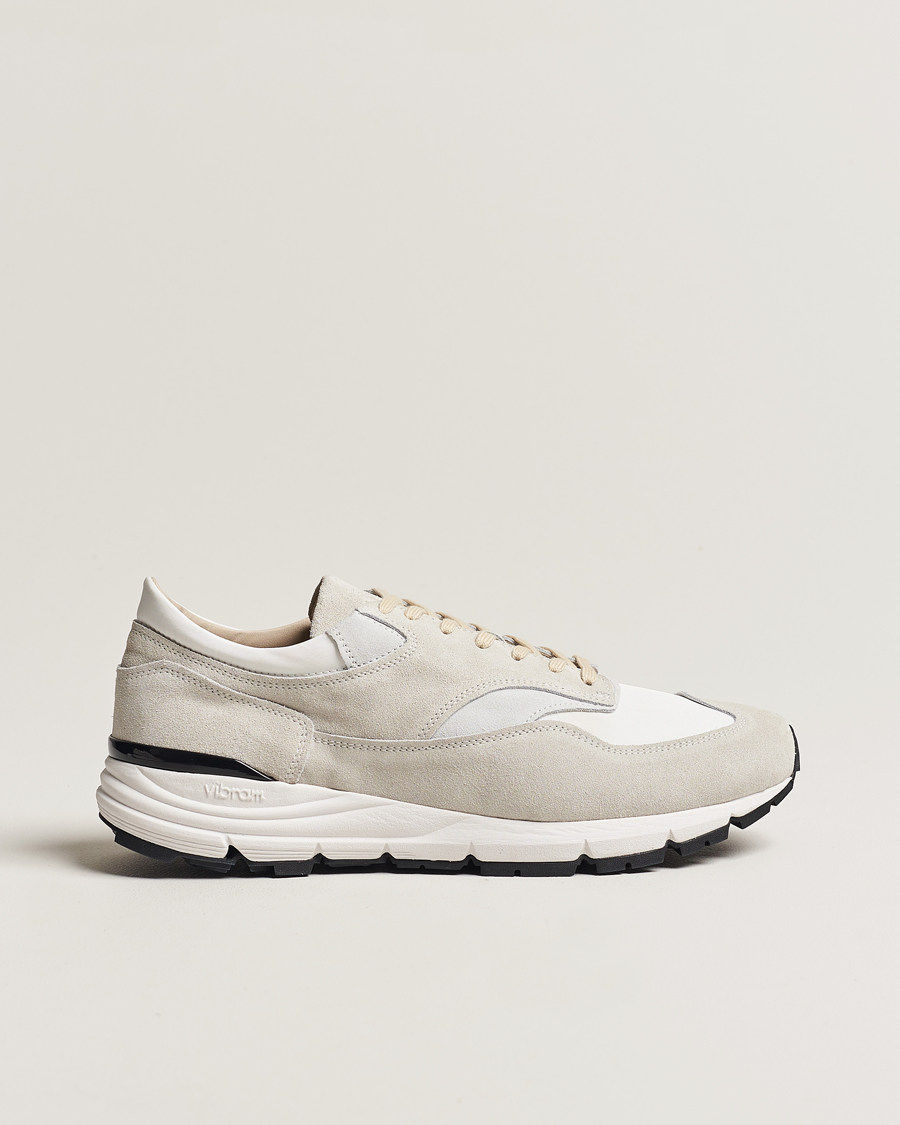 Homme | Sweyd Way Suede Running Sneaker White/Grey | Sweyd | Way Suede Running Sneaker White/Grey