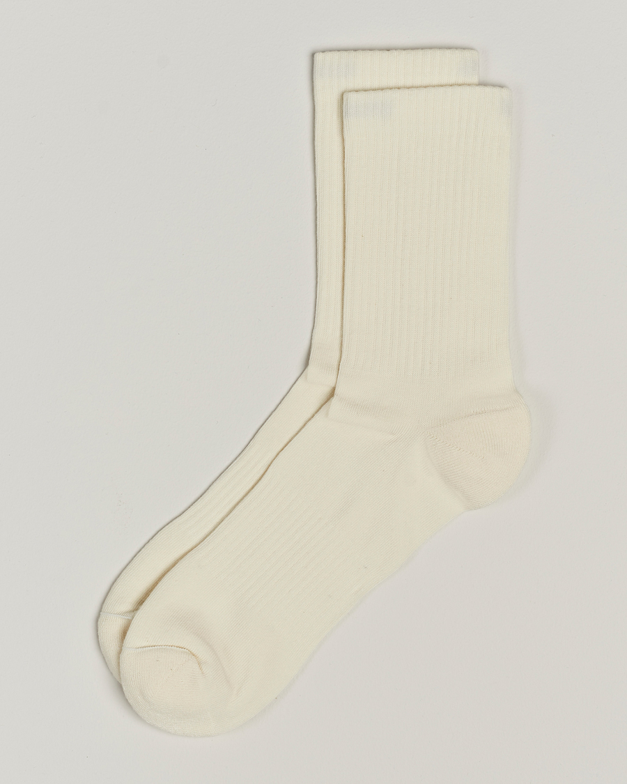 Homme | Sous-Vêtements Et Chaussettes | Sweyd | Crew Cotton Socks White
