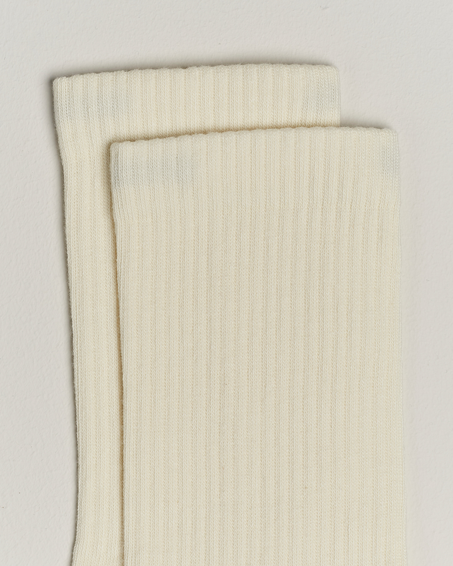 Homme | Sections | Sweyd | Crew Cotton Socks White