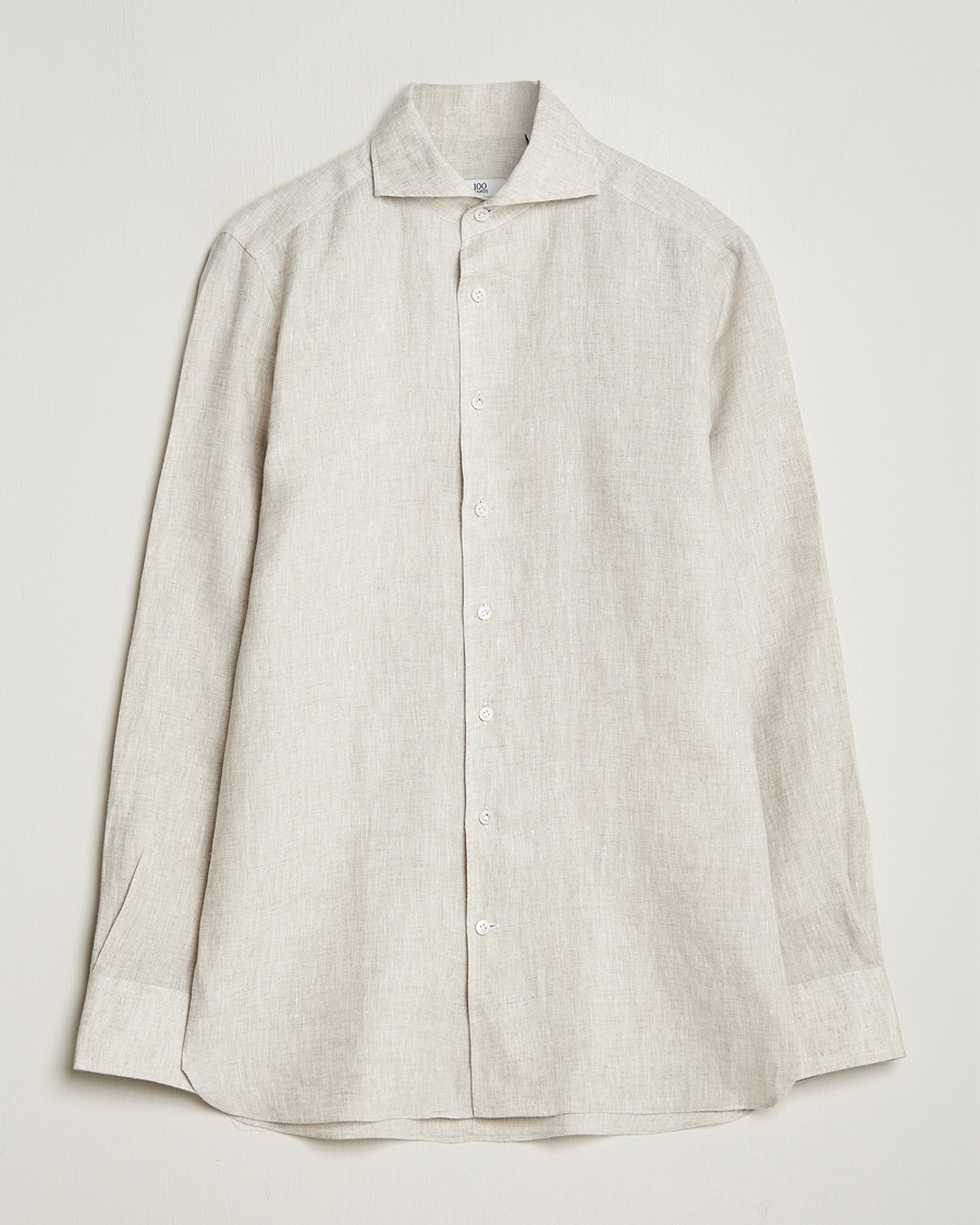 Homme | Chemises | 100Hands | Linen Shirt Oatmeal