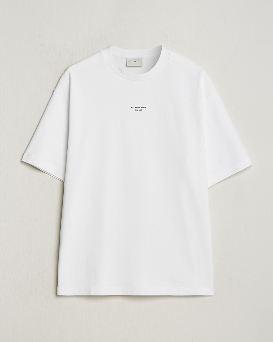 Homme | T-shirts | Drôle de Monsieur | Classic NFPM T-Shirt White