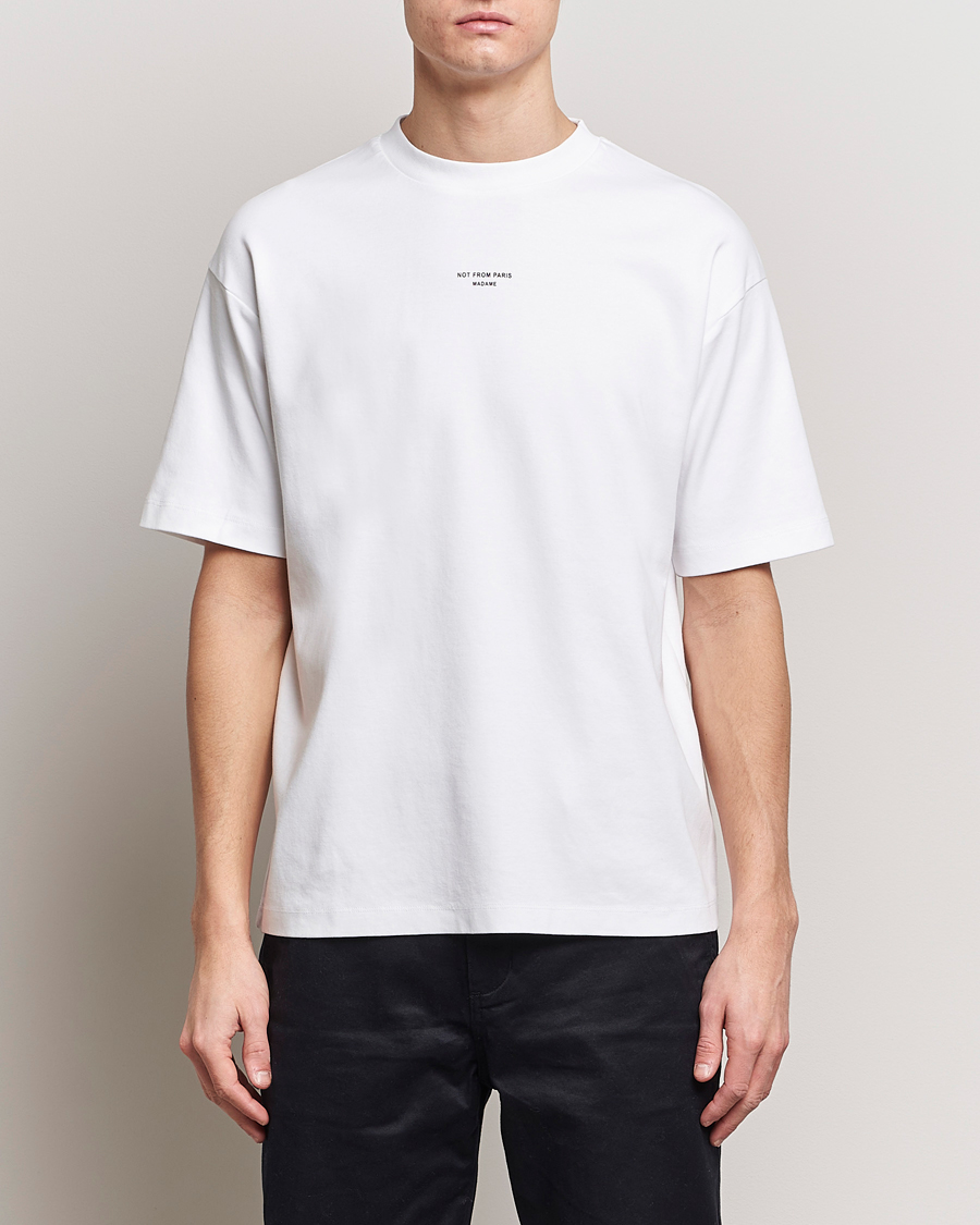 Homme | T-shirts | Drôle de Monsieur | Classic NFPM T-Shirt White