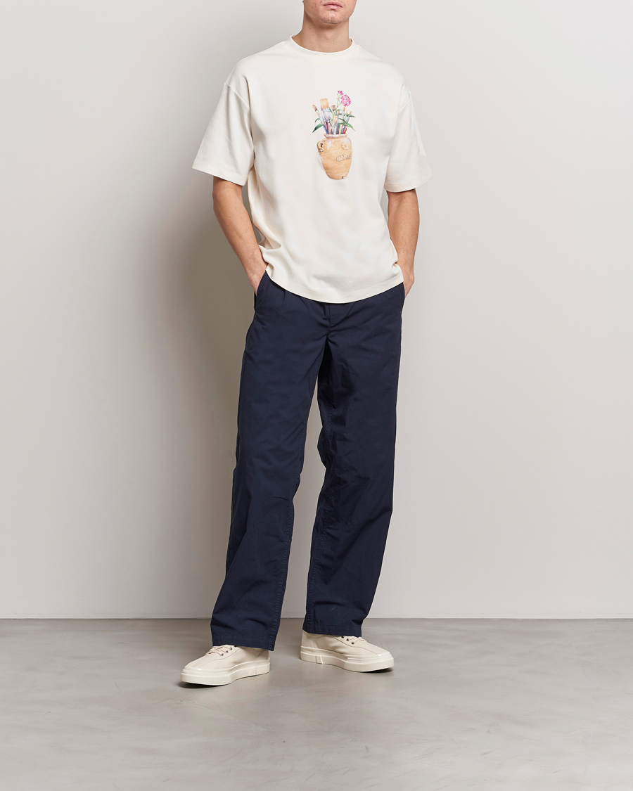 Homme | T-shirts | Drôle de Monsieur | Pinceaux T-Shirt Cream