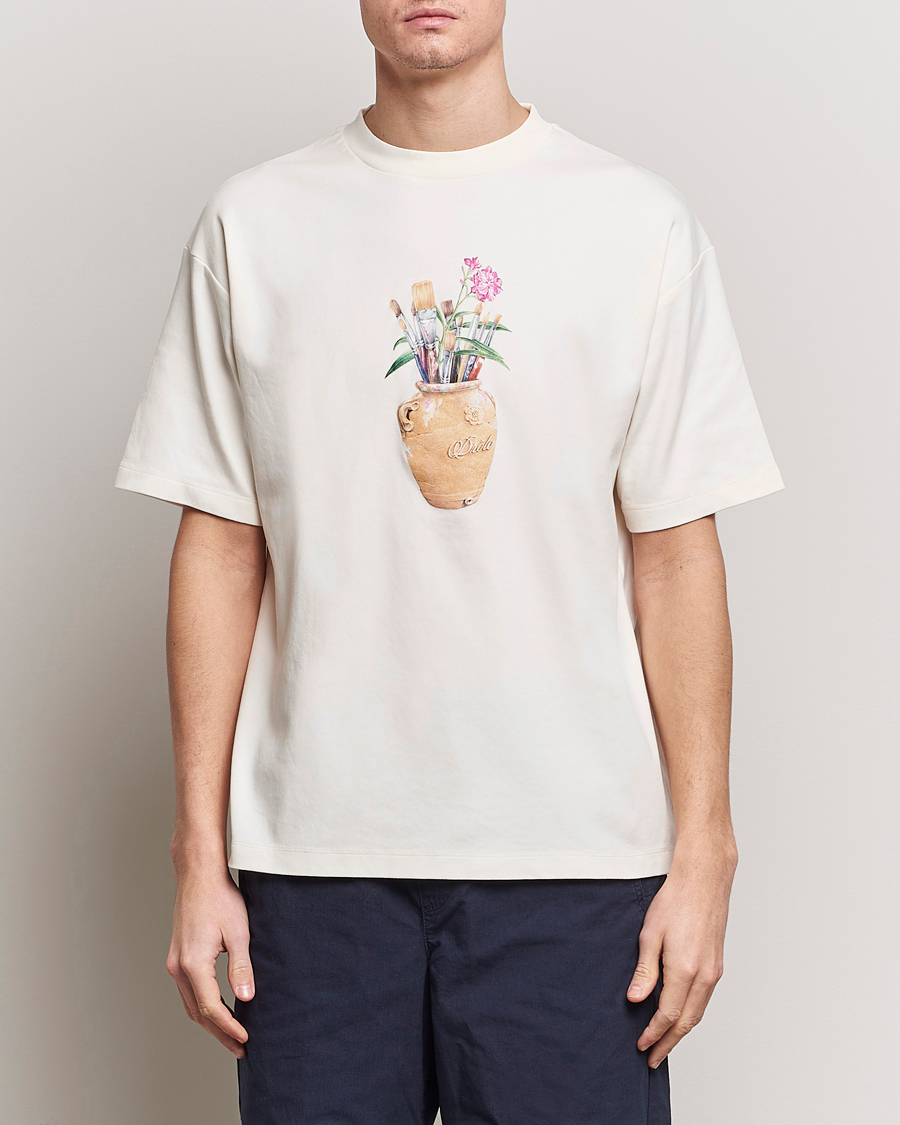 Homme | T-shirts À Manches Courtes | Drôle de Monsieur | Pinceaux T-Shirt Cream