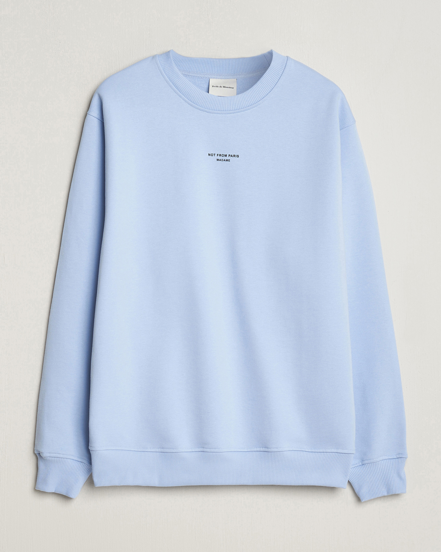 Homme | Pulls Et Tricots | Drôle de Monsieur | Classic NFPM Sweatshirt Light Blue