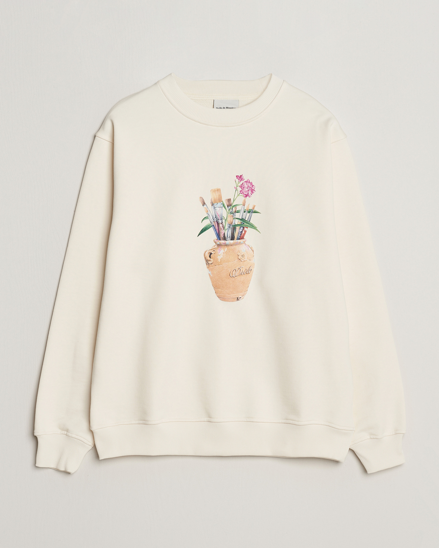 Homme | Pulls Et Tricots | Drôle de Monsieur | Pinceaux Sweatshirt Cream