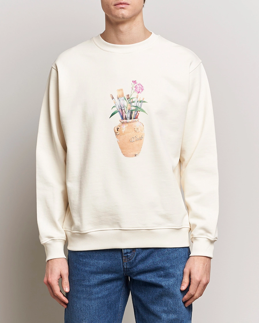 Homme | Sweat-Shirts | Drôle de Monsieur | Pinceaux Sweatshirt Cream