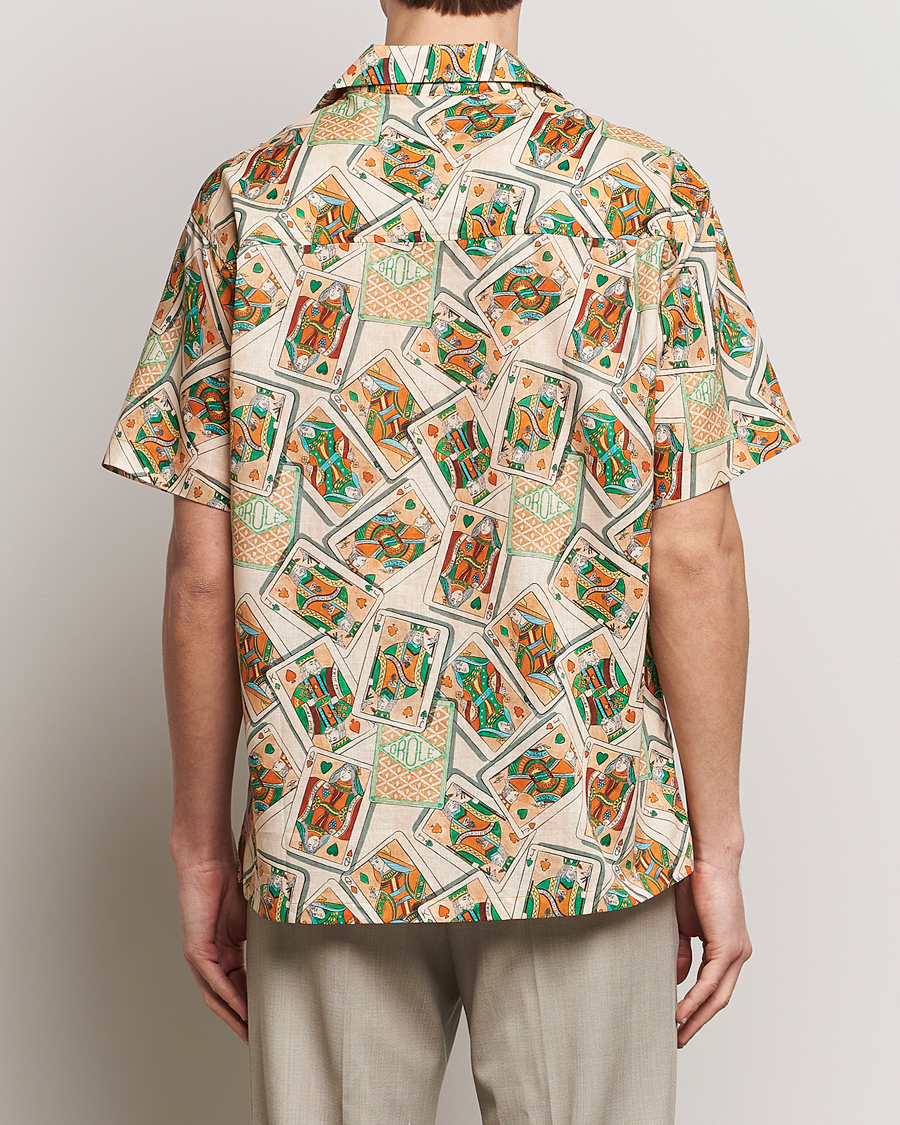 Homme | Chemises | Drôle de Monsieur | Jeu De Cartes Camp Shirt Peach