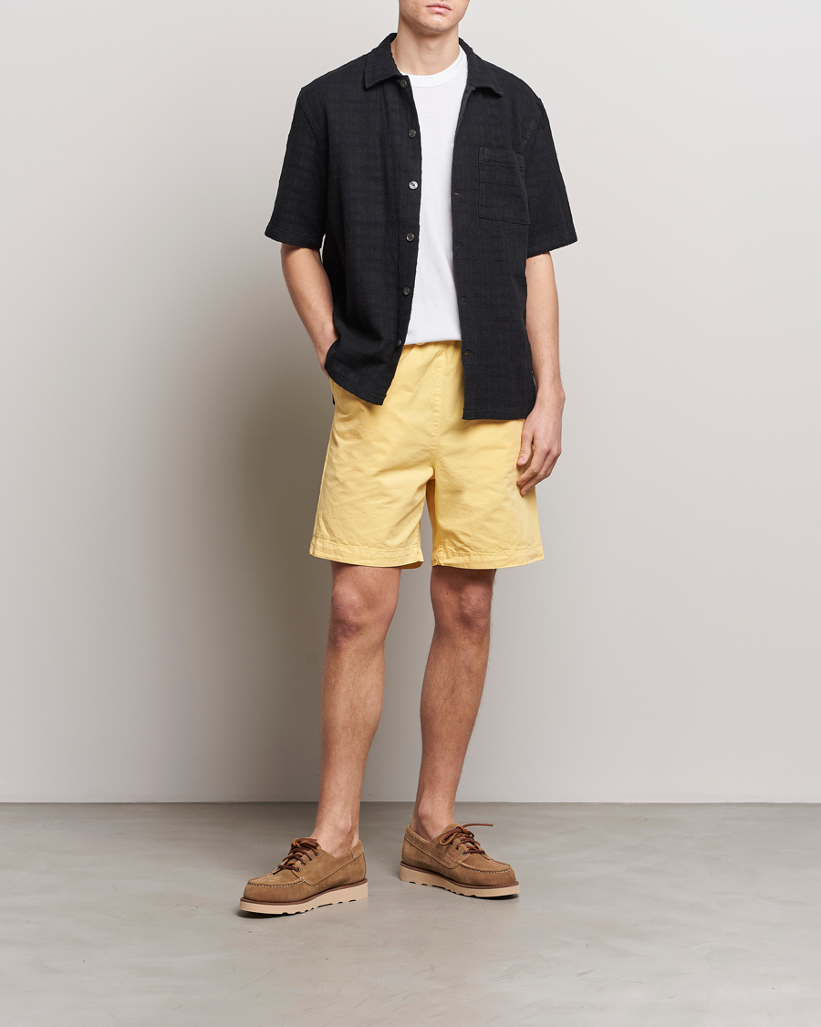 Homme | Shorts | Drôle de Monsieur | Drawstring Shorts Light Yellow