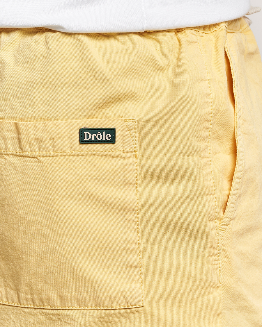Homme | Shorts | Drôle de Monsieur | Drawstring Shorts Light Yellow