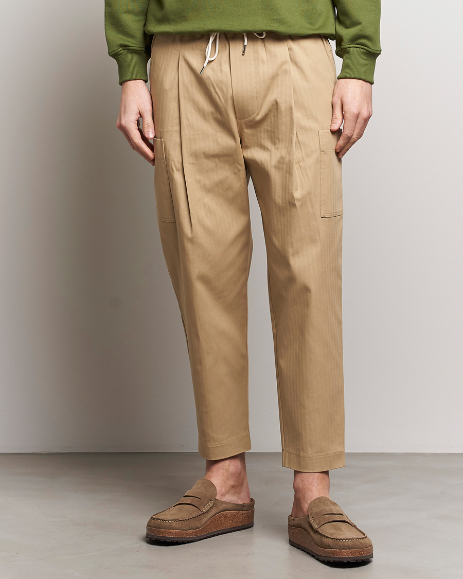 Homme | Pantalons | Drôle de Monsieur | Drawstring Pants Beige