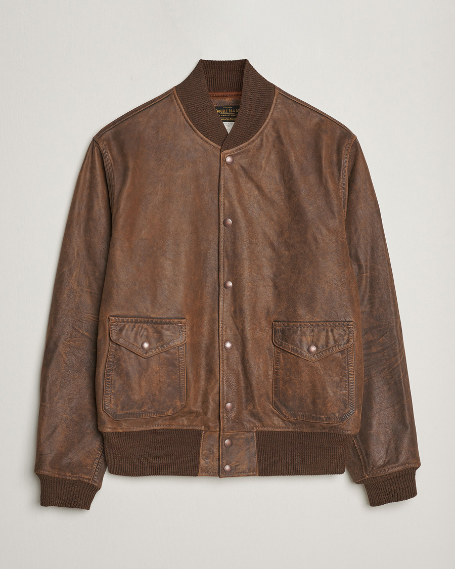 Homme | Manteaux Et Vestes | RRL | Wright Leather Jacket Brown