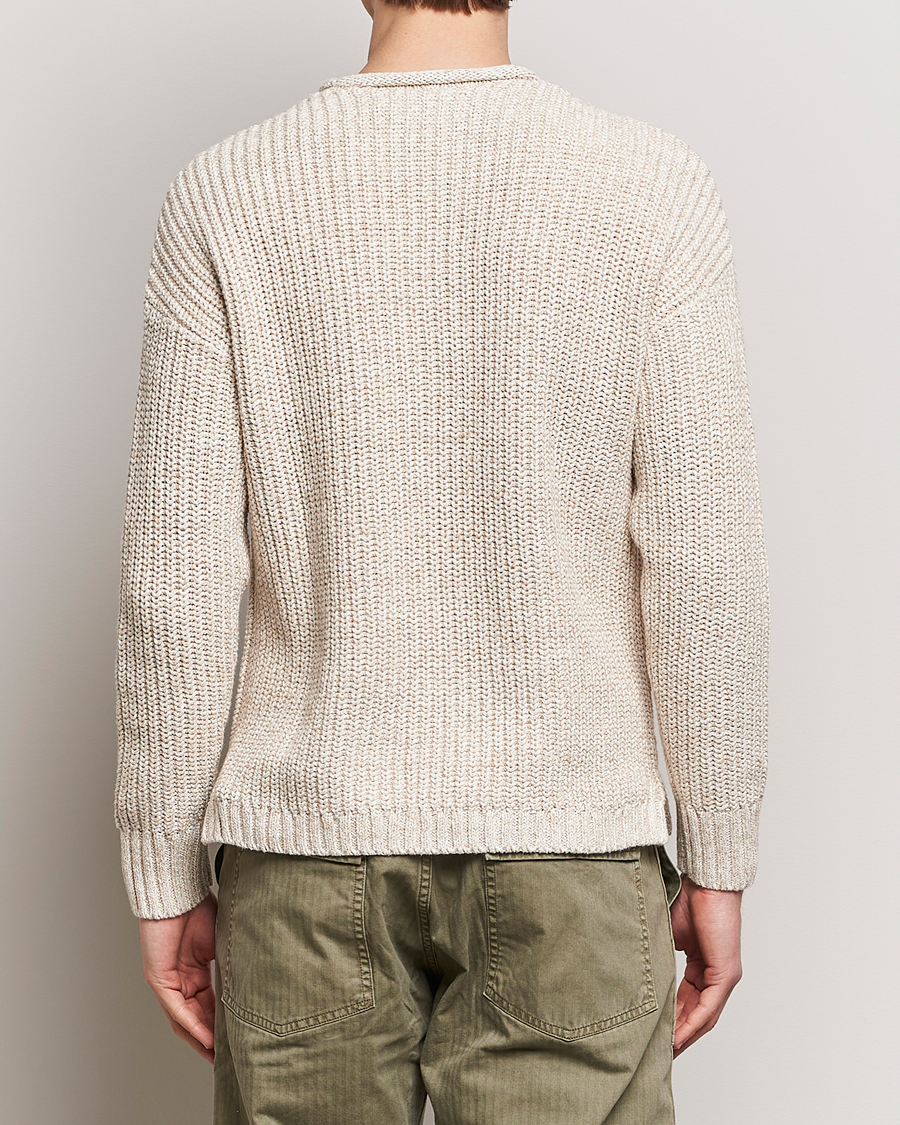 Homme | Pulls Et Tricots | RRL | Cotton/Linen Crew Neck Pullover Raw White