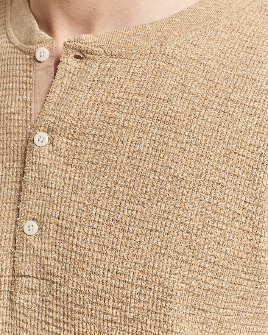 Homme | Pulls Et Tricots | RRL | Long Sleeve Henley Tan Heather