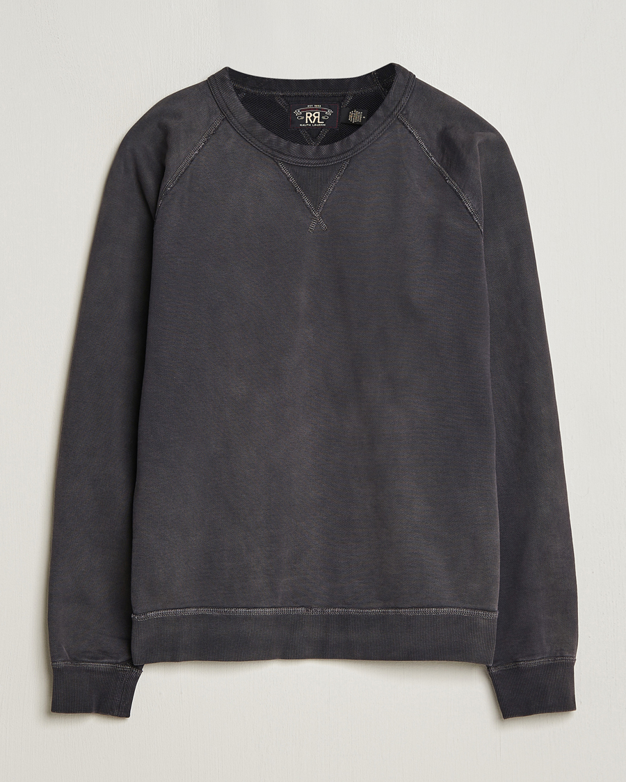 Homme | Pulls Et Tricots | RRL | Raglan Sleeve Sweatshirt Black Indigo