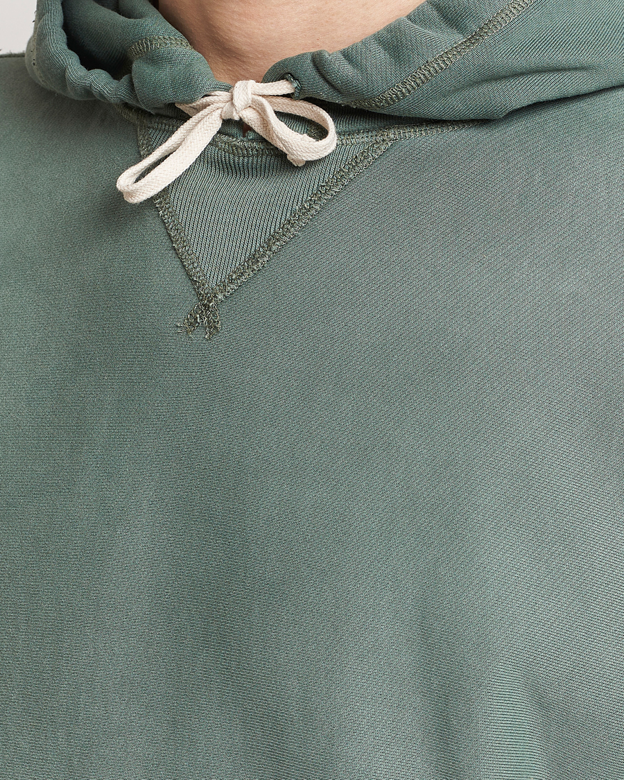 Homme | Pulls Et Tricots | RRL | Hooded Sweatshirt Collegiate Green