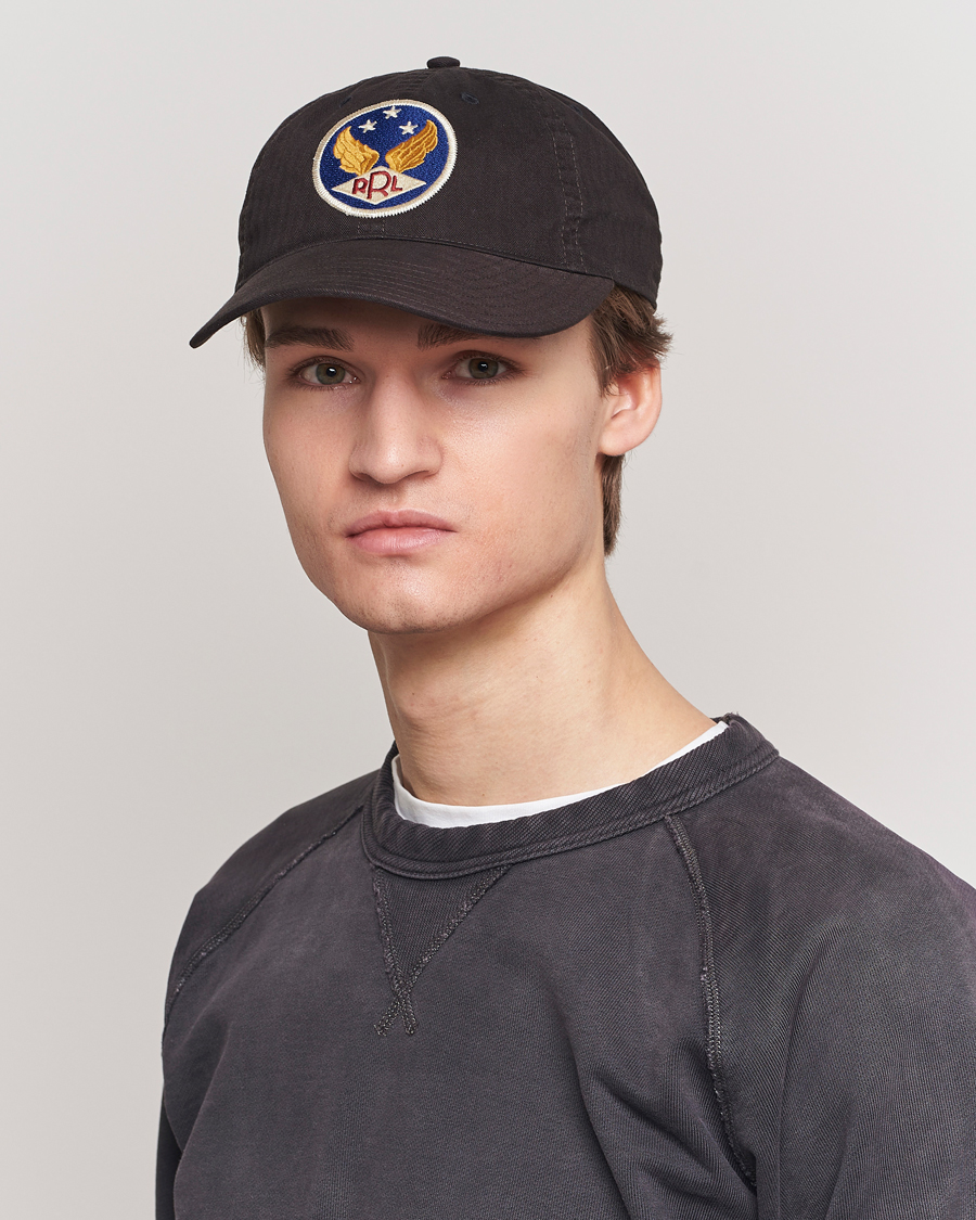 Homme | Sections | RRL | Garment Dyed Ball Cap Black