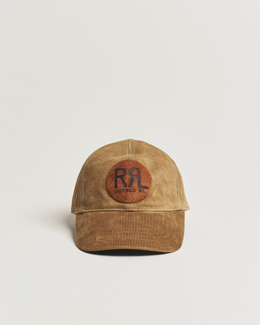 Homme | RRL Rough Out Trucker Cap Tan | RRL | Rough Out Trucker Cap Tan