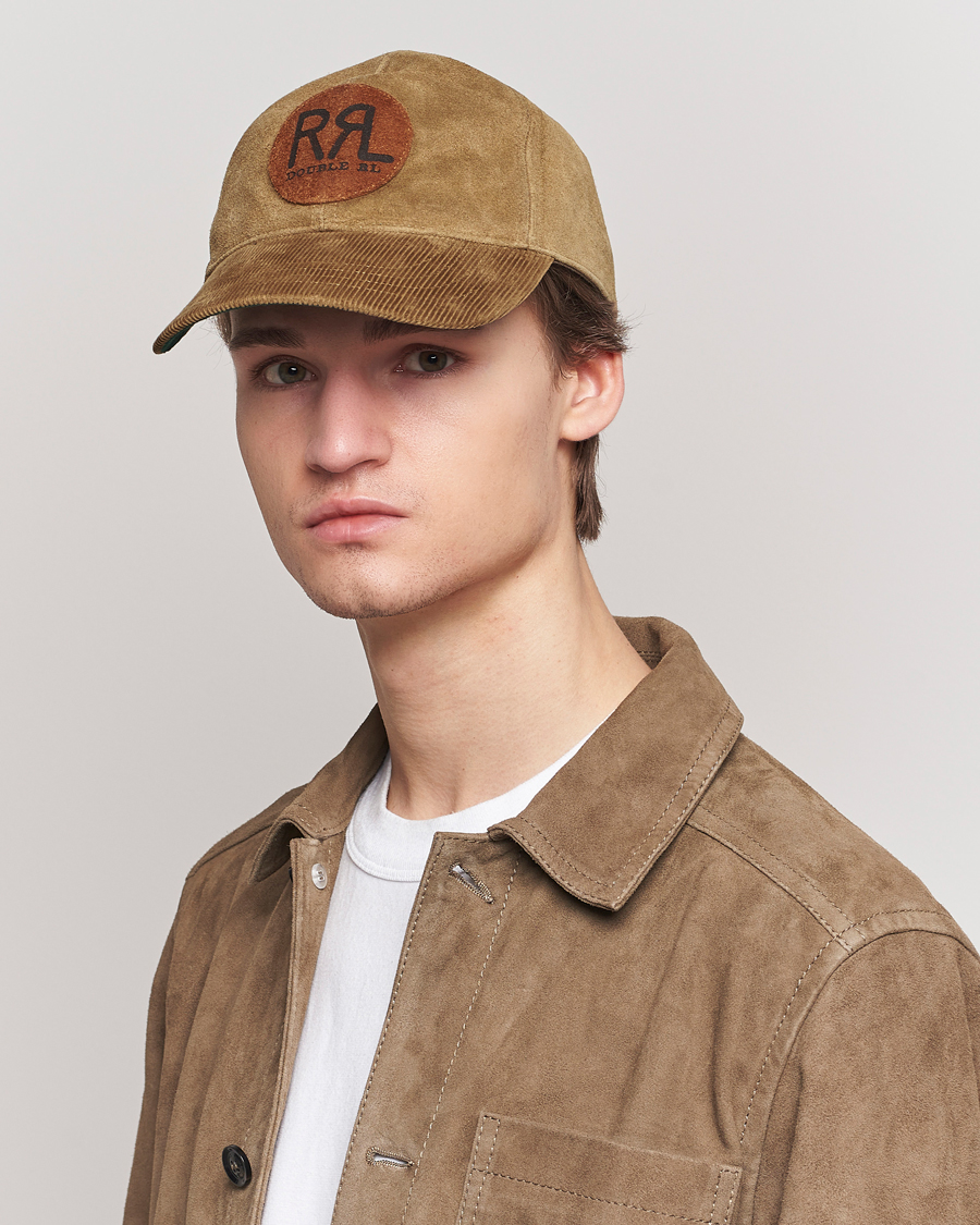 Homme | American Heritage | RRL | Rough Out Trucker Cap Tan