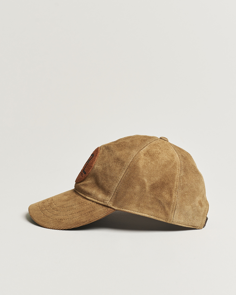 Homme | RRL Rough Out Trucker Cap Tan | RRL | Rough Out Trucker Cap Tan