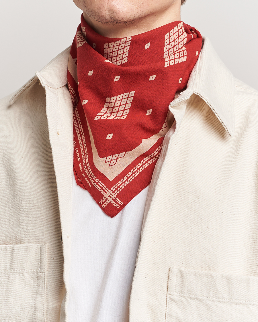 Homme | RRL Deco Print Bandana Turkey Red | RRL | Deco Print Bandana Turkey Red