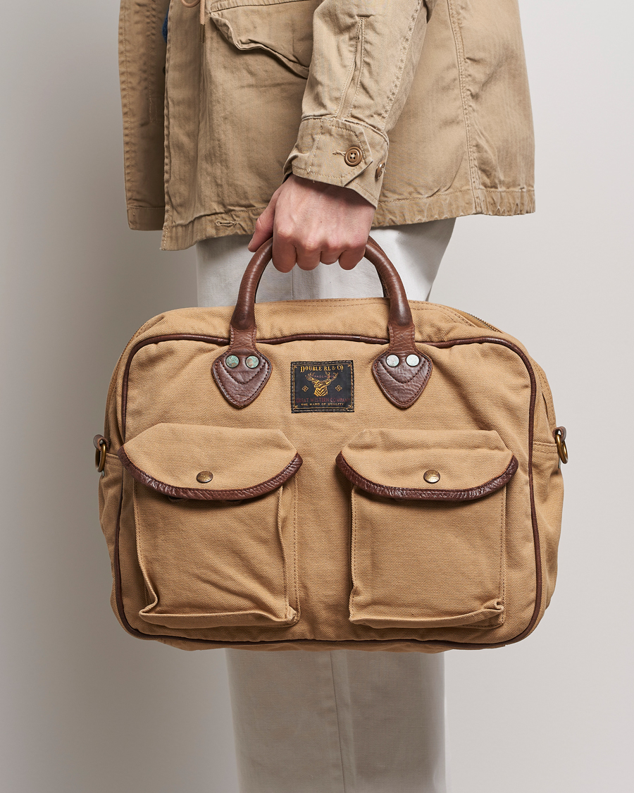 Homme | RRL Cargo Briefcase Khaki | RRL | Cargo Briefcase Khaki