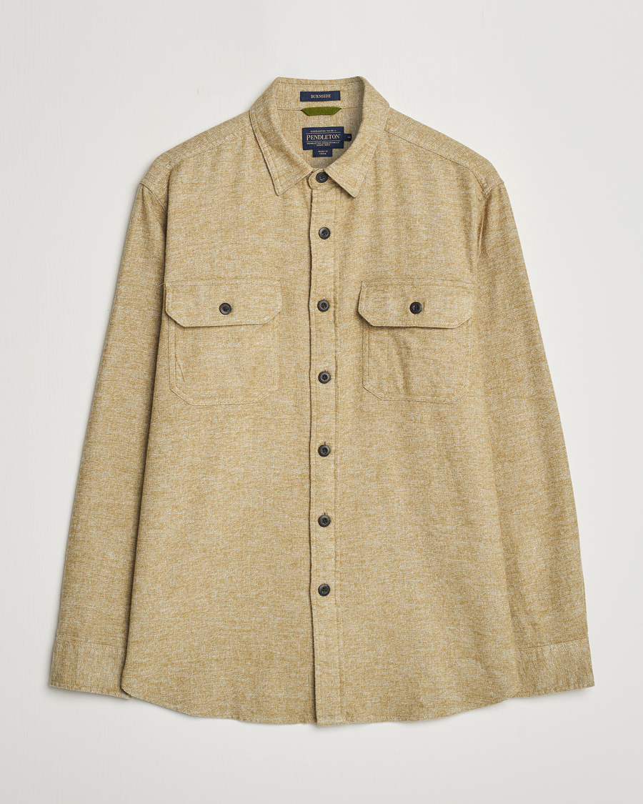 Homme | Chemises | Pendleton | Burnside Flannel Shirt Olive