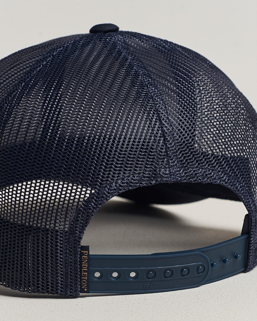 Homme | Pendleton Burnished Patch Trucker Cap Navy | Pendleton | Burnished Patch Trucker Cap Navy