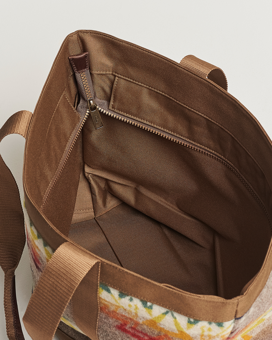 Homme | Pendleton Zip Tote Bag Highland Peak Tan | Pendleton | Zip Tote Bag Highland Peak Tan