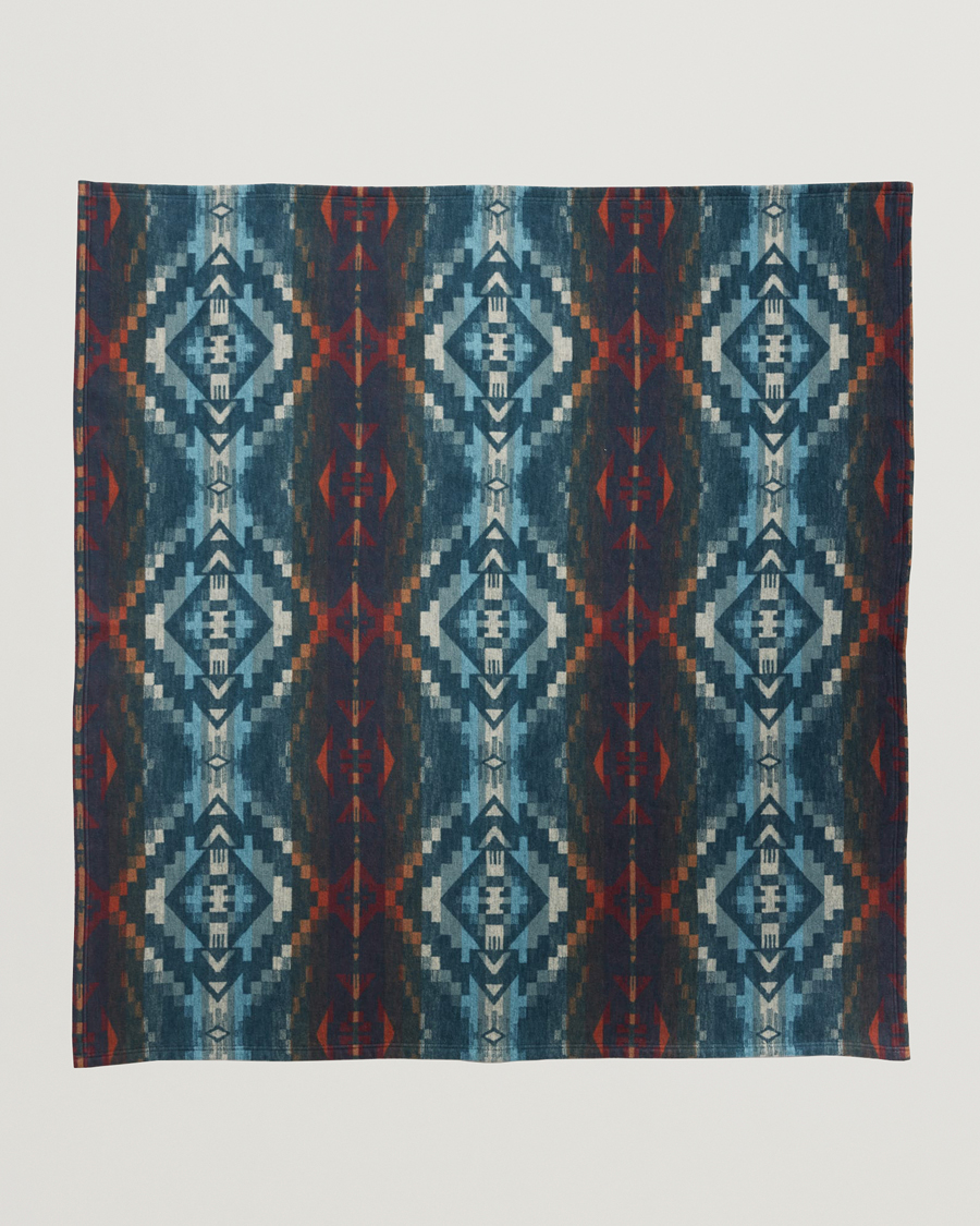 Homme | Pendleton Blanket Set 2-Pack Carico/Marine Stripe | Pendleton | Blanket Set 2-Pack Carico/Marine Stripe