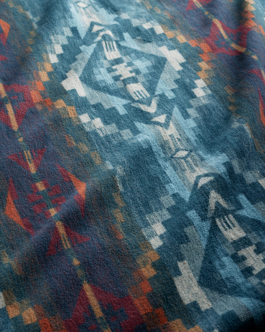 Homme | Pendleton Blanket Set 2-Pack Carico/Marine Stripe | Pendleton | Blanket Set 2-Pack Carico/Marine Stripe