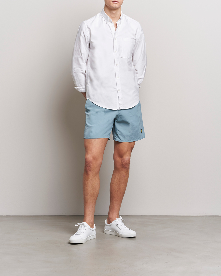 Homme | Maillots De Bain | Lyle & Scott | Plain Swimshorts Slate Blue
