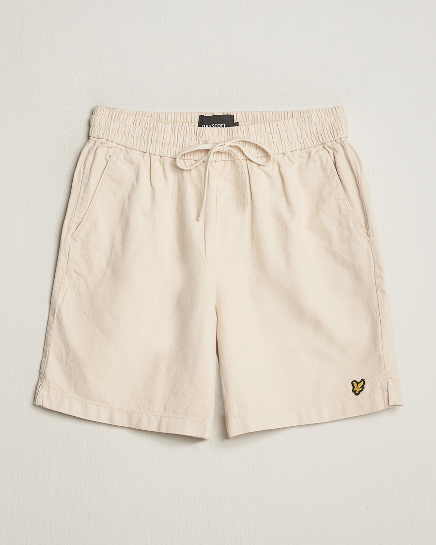 Homme | Shorts | Lyle & Scott | Linen Drawstring Shorts Cove