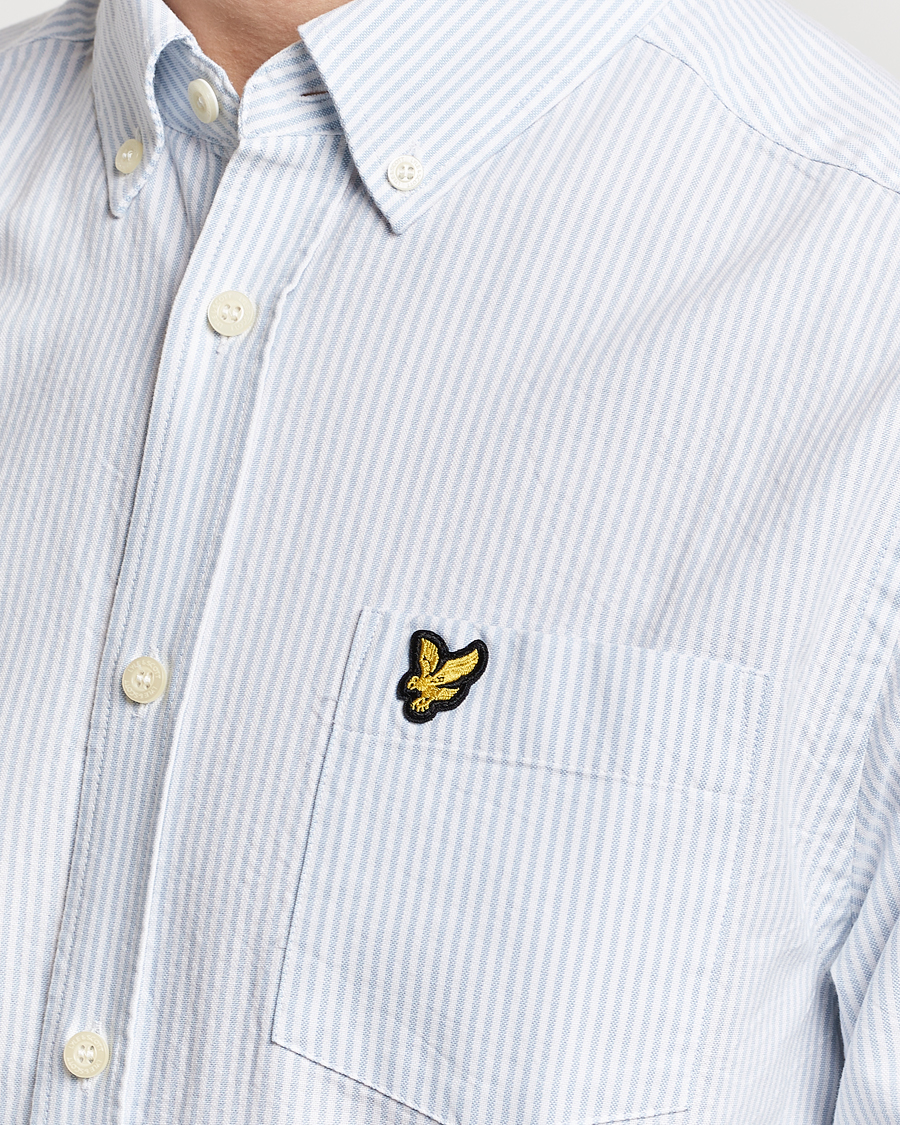 Homme | Chemises | Lyle & Scott | Lightweight Oxford Striped Shirt Blue/White